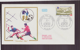 France, FDC Enveloppe Du 28 Avril 1982 à Paris " Coupe Du Monde De Football " - FDC
