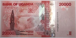 Ouganda - 20000 Shillings - 2021 - PICK 53f - NEUF - Uganda