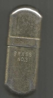 Briquet BRASS N° 3 Essence , 4 Scans , Frais Fr 3.35 E - Sonstige & Ohne Zuordnung