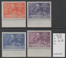 NOUVELLES HEBRIDES - NEW HEBRIDES / 1949 SERIE COMPLETE UPU # 136/139 ** BDF / COTE 16.00 EUROS  (ref T2070) - Unused Stamps