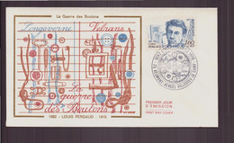 France, FDC Enveloppe Du 23 Janvier 1982 à Belmont " Louis Pergaud La Guerre Des Boutons " - FDC