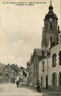 Le Croisic * La Rue Du Pont De Chat Et Clocher De L'église - Le Croisic