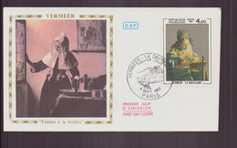 France, FDC Enveloppe Du 4 Septembre 1982 à Paris " Femme à La Fenêtre De Vermeer " - FDC