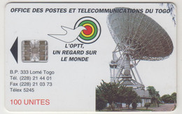 TOGO - Earth Station 100 Reverse 1, CN: C54150100, 100 U , Used - Togo