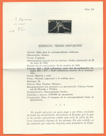 SPORT HOCKEY ESPAGNE 2 TIRAGES EN NOIR SUR DOCUMENTS DE 1960 - Jockey (sobre Hierba)