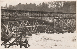 TOURS - Construction D'un Pont Qui A été Emporté En Partie Par La Débâcle  ( Carte Photo ) - Tours