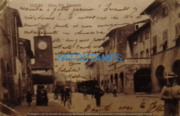 194254 ITALY CASCINA TOSCANA STREET VITTORIO EMANUELE CIRCULATED TO ARGENTINA POSTCARD - Autres & Non Classés