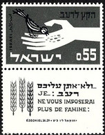 Israel 1963 - Mi 282 - YT 231 ( Freedom From Hunger ) MNH** + Tabs - Contre La Faim