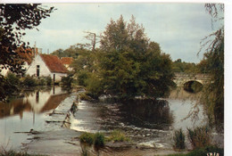 LA TRIMOUILLE LE BARRAGE SUR LA BENAIZE AU MOULIN PERRIN 1975 - La Trimouille