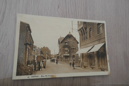 CPA 80 Somme Onival Rue St Valéry - Onival
