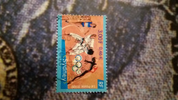 2000 N° 3341 OBLITERE  COULEUR BLEU  DEPLACER 2?.12.2000 - Used Stamps
