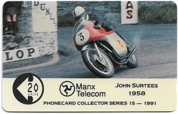 Isle Of Man - GPT - TT Racers 1990 - John Surtees - 9IOMC - 1991, 5.503ex, Mint No Blister - Isola Di Man