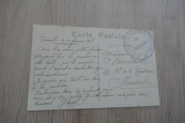 Sur CPA Campement De Nomades Cachet Bleu 32ème Bataillon De Tirailleurs Sénégalais 1917 - Guerra Del 1914-18