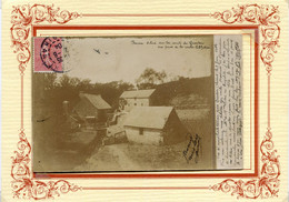 PONT SCORFF  **  UNE FERME ROUTE DE QUEVEN LE 29/05/1904 ** CARTE PHOTO ** - Pont Scorff