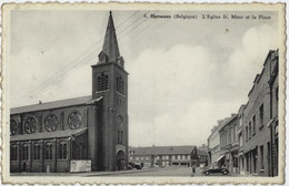 Herseaux L'Eglise St Maur Et La Place - Mouscron - Moeskroen