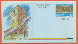 SPORT PARACHUTE PLANEUR ESPAGNE AEROGRAMME DE 1986 - Fallschirmspringen