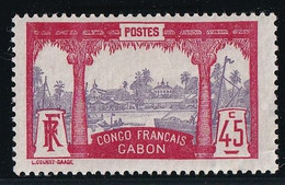 Gabon N°43 - Neuf * Avec Charnière - Petit Pelurage Sinon TB - Unused Stamps