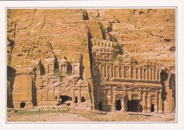 A19614 - JORDAN JORDANIE CITE TROGLODYTIQUE A PETRA CAVE CITY IN PETRA POST CARD UNUSED PHOTO S HELD - Jordan