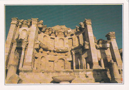 A19616 - JORDAN JORDANIE JERASH FONTAINE DES NYMPHES THE FOUNTAIN OF THE NYMPHS POST CARD UNUSED PHOTO S HELD - Jordanie