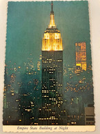CPM - Etats Unis - Empire State Building At Night - New York City - Empire State Building