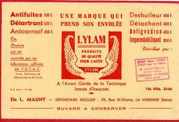 Buvard Lylam, Produits Antifuite, Détartrant, Deshuileur, Détachant, Ets Mauny à Versailles. - H