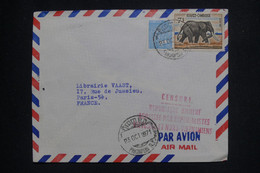 CAMBODGE - Enveloppe De Phnompenh Pour La France En 1971 Avec Cachet De Censure Khmere - L 132686 - Cambogia