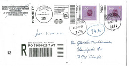 2255l: Beiwerk & Auszier, Neue Freimarkenserie 1.10.2022 Inlands- Langkuvert Mit 1.- €- Eindruck Spezial - Storia Postale