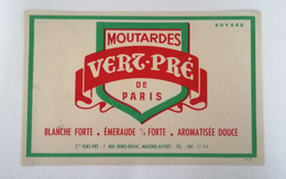 BUVARD MOUTARDE VERT PRÉS - Mostaza