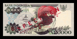 Indonesia 20000 Rupiah 1995 Pick 135As Specimen SC UNC - Indonésie