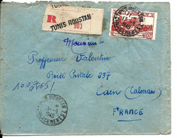 3 ENVELOPPES - Les Colonies - Tunisie - Lettres & Documents