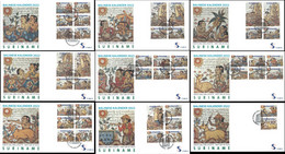 Suriname 2022, Balinese Calendar, 9FDC - Astrologie