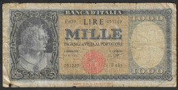 Italia - Banconota Circolata Da 1000 Lire "Italia Medusa" P-88d - 1961 #17 - 1000 Liras