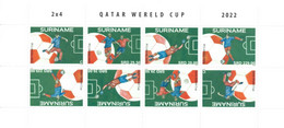 Suriname 2022, Football World Cup, Sheetlet - 2022 – Qatar