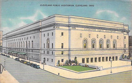 Etats-Unis > OH - Ohio > CLEVELAND Public Auditorium  (Geo Klein 61496 *PRIX FIXE - Cleveland