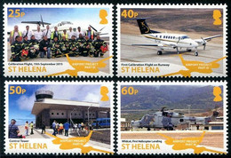 St Héléna 2018 - Projet Aéroport III - 4 Val Neufs // Mnh - Saint Helena Island
