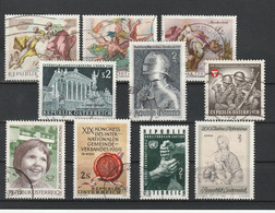 10 Ver. Österreich Marken Der 60er Jahre - Altri & Non Classificati