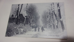 ♥️ CABOURG En Temps De Neige Villa Le Grillon Avenue De L'Eglise CACHET AU DOS - Cabourg