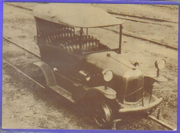 Carte Postale Chemin De Fer Torpédo Citroën Type B2 De 1924    Très Beau Plan - Matériel