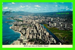 WAIKIKI, HAWAII - BIED'S EYE VIEW OF THE CITY - TRAVEL - HAWAIIAN SERVICE INC - - Honolulu