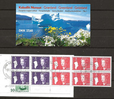 Greenland    1989 Booklet 1 - Queen Margarethe IIprice DKK 27.60   Michel MH 1   Cancelled - Gebruikt