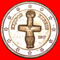 * GREECE (2008-2022): CYPRUS ★ 2 EURO 2017 MINT LUSTRE! UNCOMMON YEAR! LOW START ★ NO RESERVE! - Cyprus