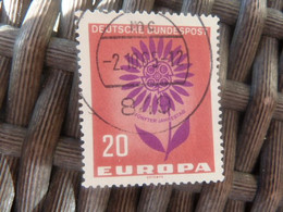 Deutsche Bundespost - Europa - C.e.p.t - Val 20 - Multicolore - Oblitéré - Année 1965 - - 1965