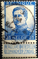 BELGIQUE                       N° 120                             OBLITERE - 1915-1920 Alberto I