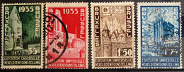 BELGIQUE                       N° 386/389                             OBLITERE - Used Stamps