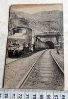 C.P.A. \P.C \.Ak BARDONECCHIA USCITA DAL TUNNEL TRENO ELETTRICO  1922 - Transports