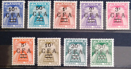 REUNION                       TAXE 36/44                          NEUF* - Timbres-taxe