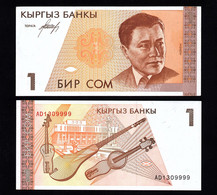 KYRGYZSTAN  P-7  1 Som  ND (1994)  -AD-  UNC - NEUF !!!!!!!!! - Kirghizistan