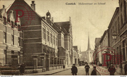 Kontich  Contich   MOLENSTRAAT EN SCHOOL ANVERS ANTWERPEN Bélgica Belgique - Kontich