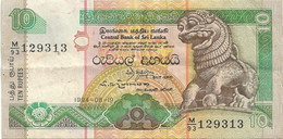 22-10-3144 Billet Ten Rupees Sri Lanka 1994 - Sri Lanka