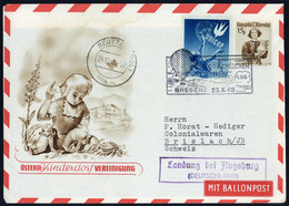 1949, Österreich, Palmer RBF 3 Typ2, Brief - Oblitérations Mécaniques